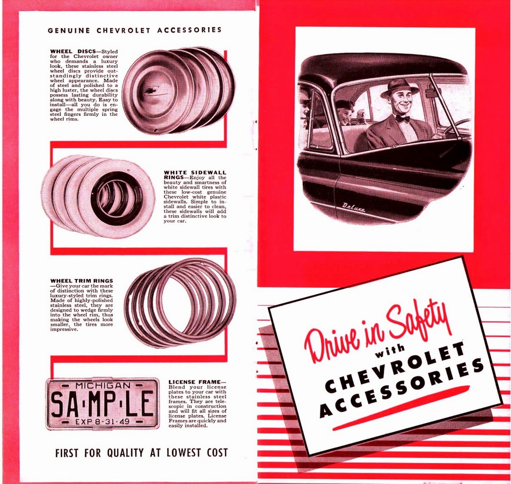 1949 Chevrolet Accessories Booklet Page 4